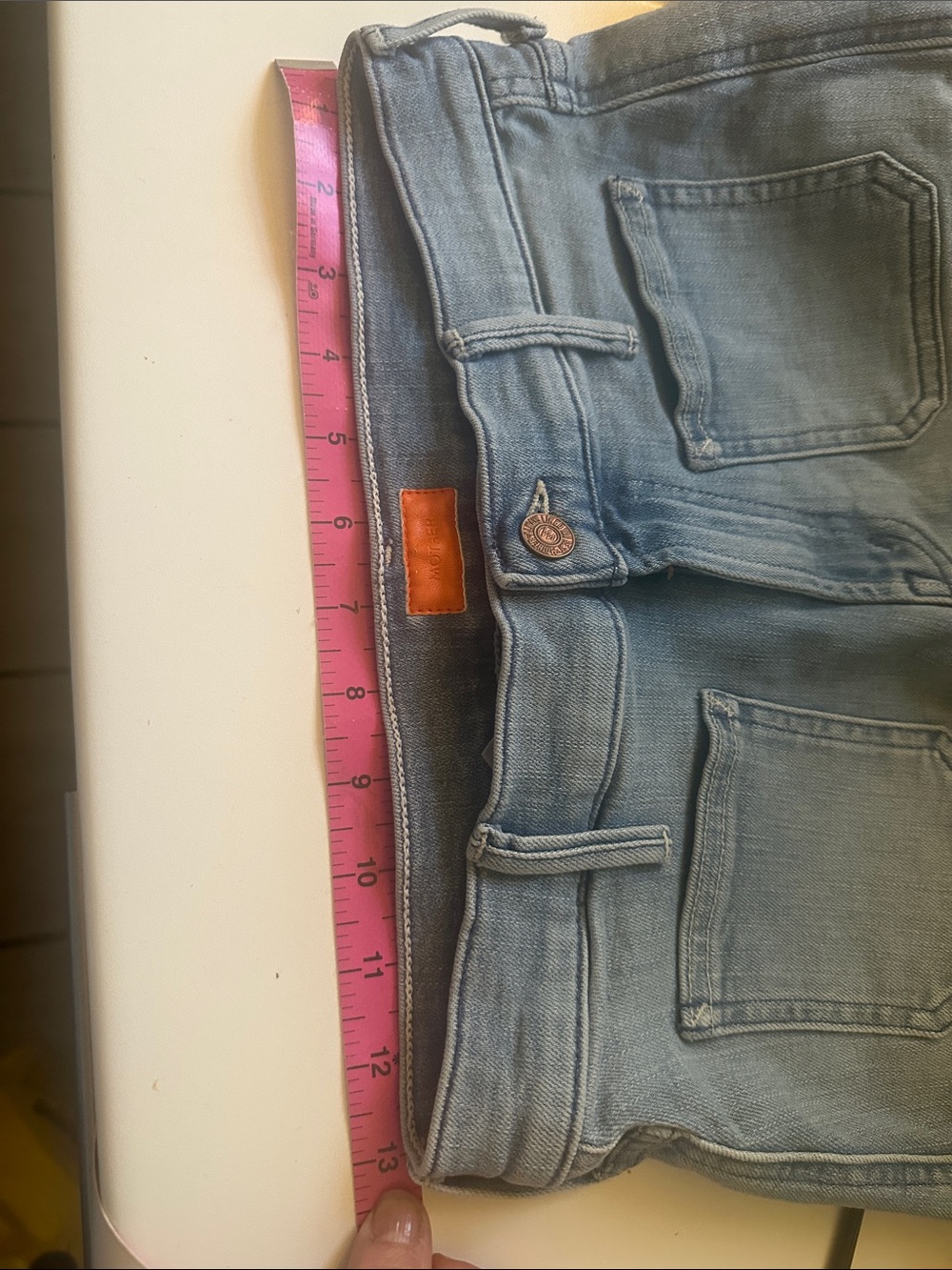 Mother Denim for Anthropologie The Patchie short in the Poppy Fields wash 25 NWT - Picture 10 of 10